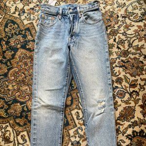 Levis, 501 skinny, size 24, Limited edition Whie Oak Cone Denim